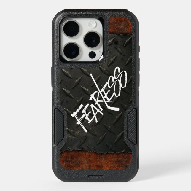 Fearless (Hockey) iPhone 15 Pro Case (Back)