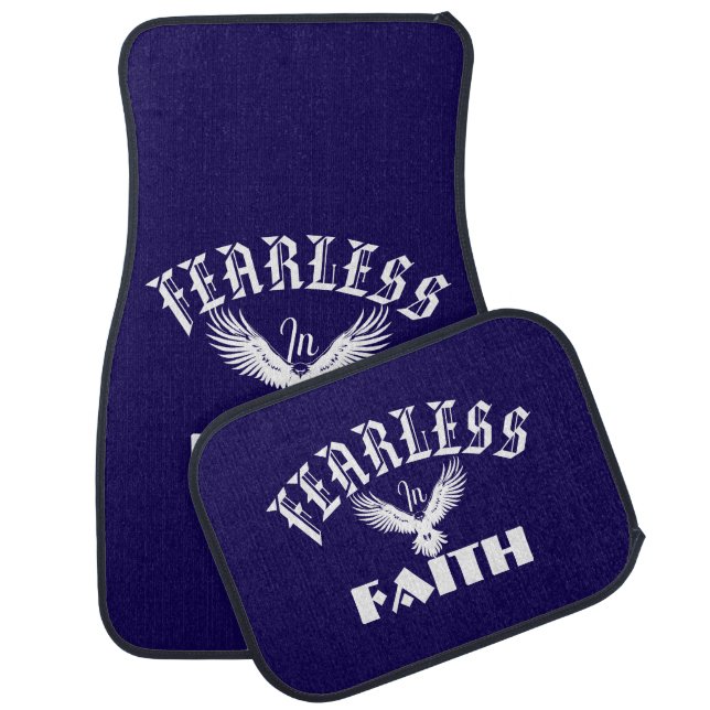 Fearless in Faith Car Floor Mat (Set)