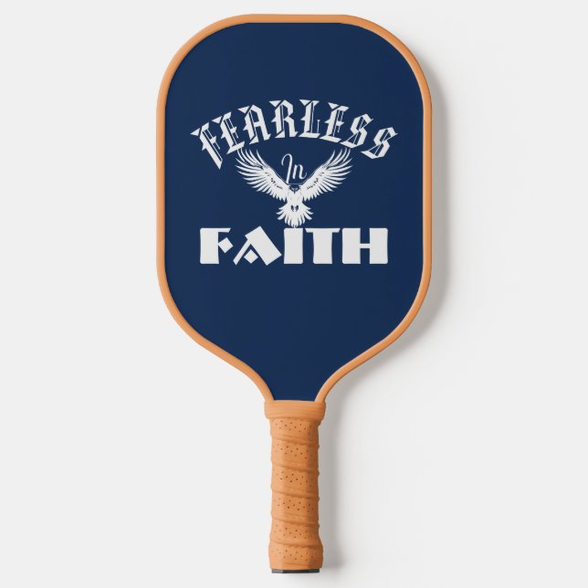 Fearless in Faith ✝  Pickleball Paddle (Front)