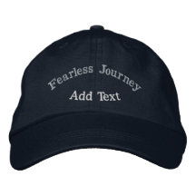 Fearless Journey Inspirational Navy-Hat Stylish