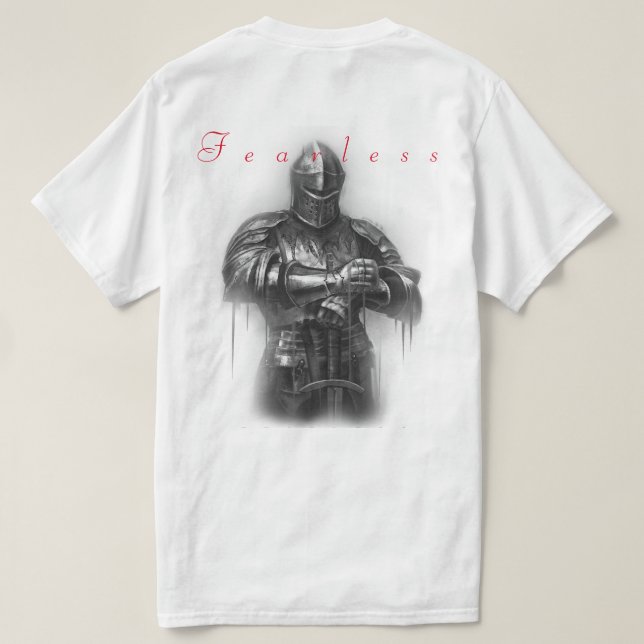 Fearless knight Tshirt  (Design Back)