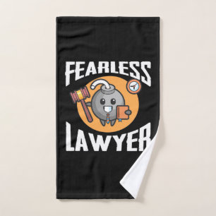 Fearless Lawyer Hand Towel