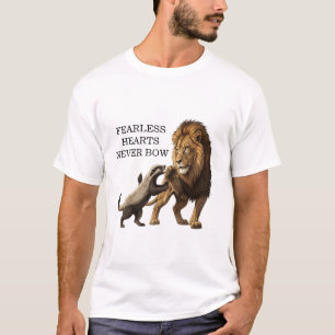Fearless Lion T-Shirt – Bold Spirit, Brave Heart