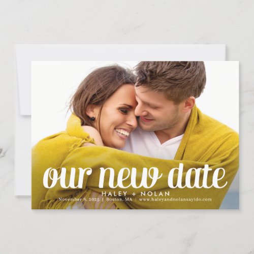 Fearless Love Photo Change The Date Card