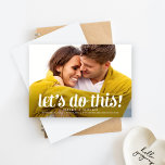 Fearless Love Photo Save The Date Card<br><div class="desc">Modern and stylish save the date card. Designed by ©Berry Berry Sweet . Printable digital files are available! Visit our website at www.berryberrysweet.com for more details!</div>