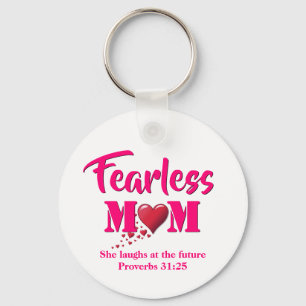 FEARLESS MOM Proverbs 31 Keychain