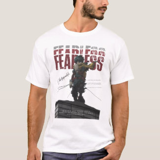 Fearless, motivation anime design T-Shirt
