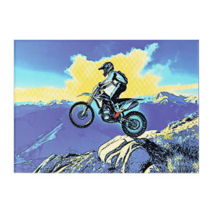Fearless - Motocross Rider Acrylic Print