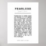 FEARLESS Poster A Manifesto for Resilient Living