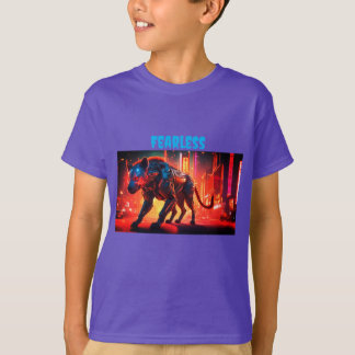 Fearless Purple T-Shirt for kids