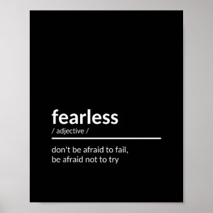 Fearless Quote Poster