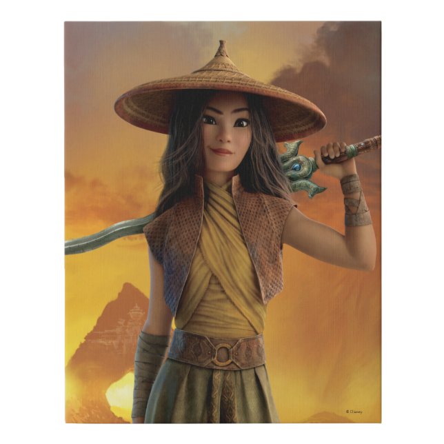 Fearless Raya Faux Canvas Print (Front)