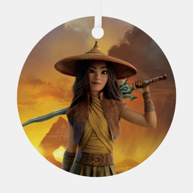 Fearless Raya Metal Ornament (Front)