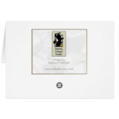 Fearless Red Dragon with Blue Horns (Back Horizontal)