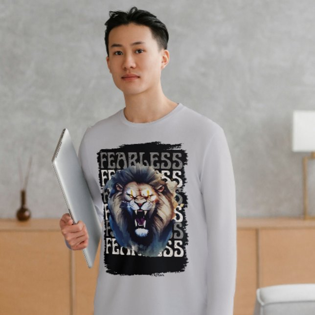 Fearless Roar – Bold Lion  Tri-Blend Shirt (Creator Uploaded)