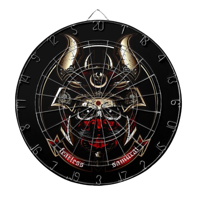 Fearless Samurai Dart Board (Front)