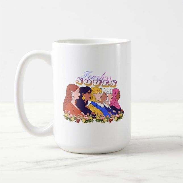 Fearless Souls Women Empowerment Coffee Mug (Left)