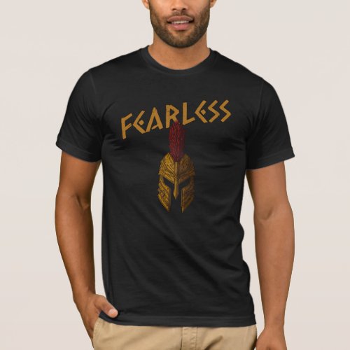 fearless spartan helmet T_Shirt