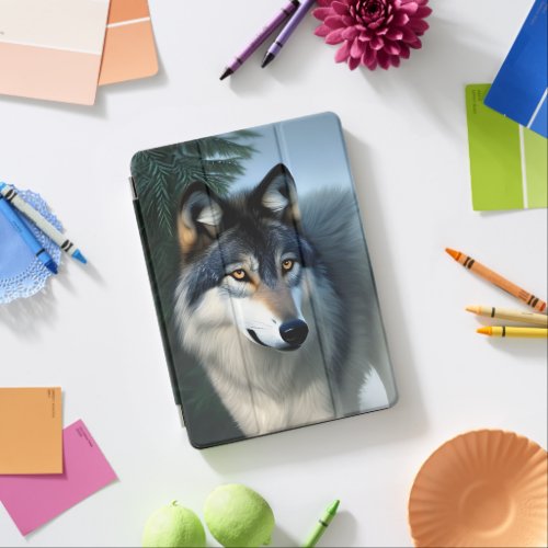 Fearless The Arctic Wolf iPad Cover