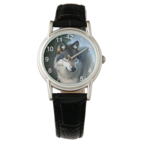 Fearless The Arctic Wolf Wrist Watch