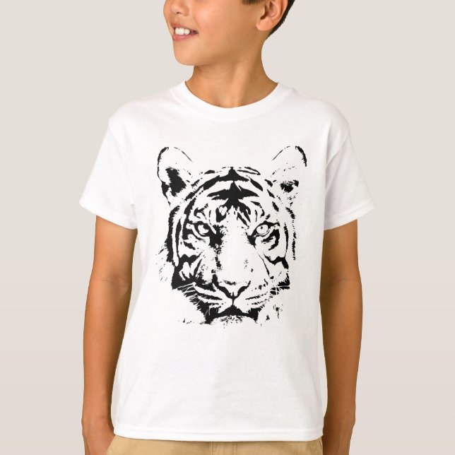 Fearless Tiger Face - Chinese year of Tiger T-Shirt (Front)