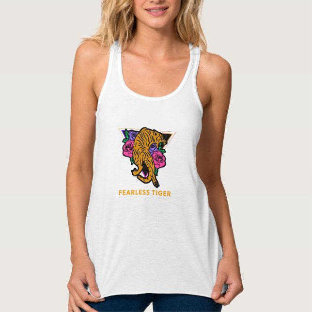 Fearless Tiger Tank Top (Front)