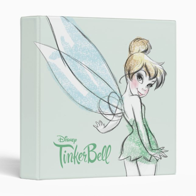 Fearless Tinker Bell 3 Ring Binder (Front/Spine)
