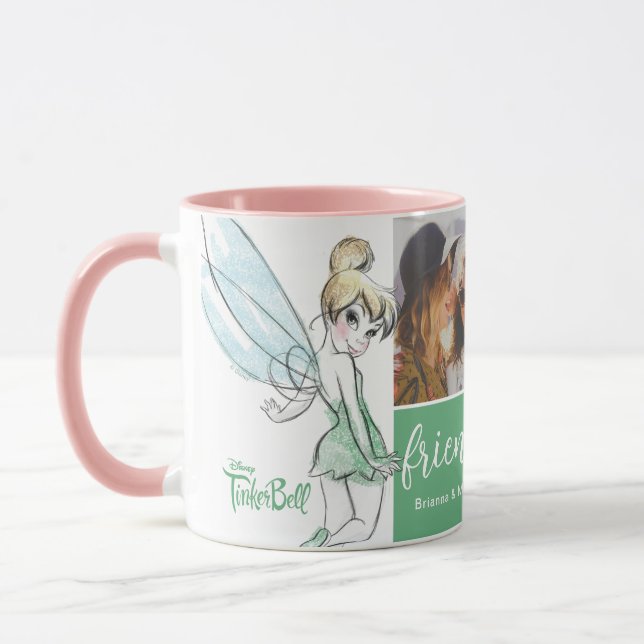 Fearless Tinker | Bell Custom Photos & Names Mug (Left)
