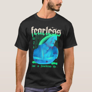 Fearless Vaporwave Synthwave Aesthetic Greek Sculp T-Shirt