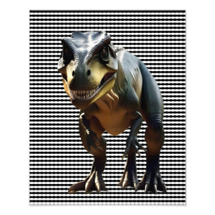 **"Fearsome Grin: The Smirking T-Rex"** Photo Print