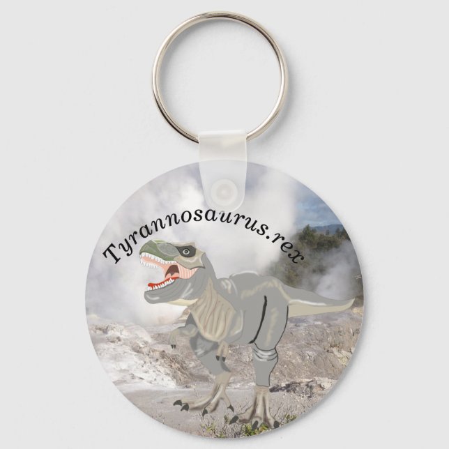 Fearsome Tyrannosaurus rex Keychain (Front)