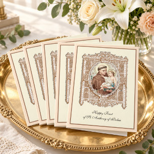 Feast Day St. Anthony of Padua Child Jesus Card