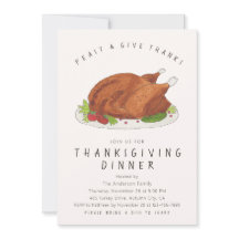 Feast & Give Thanks Roasted Turkey Thanksgiving