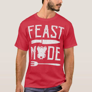 Feast Mode Turkey Retro Vintage T-Shirt