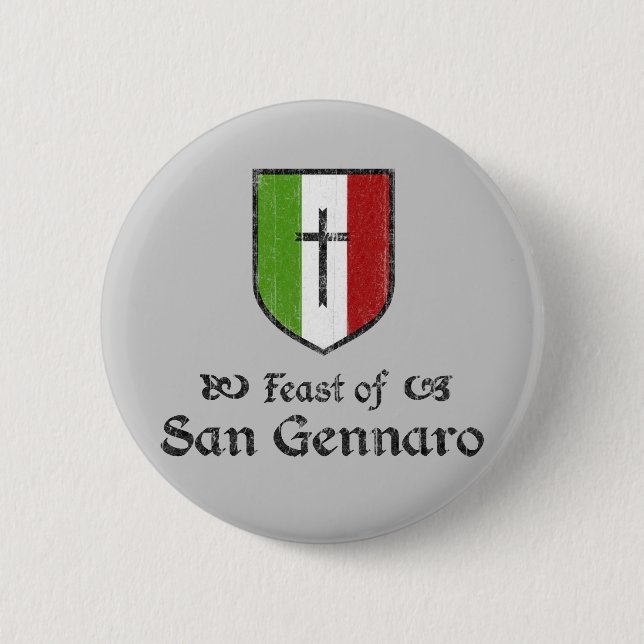 Feast of San Gennaro Festival Button (Front)