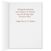 Feast of St. Dominic Blessings (Inside (Right))