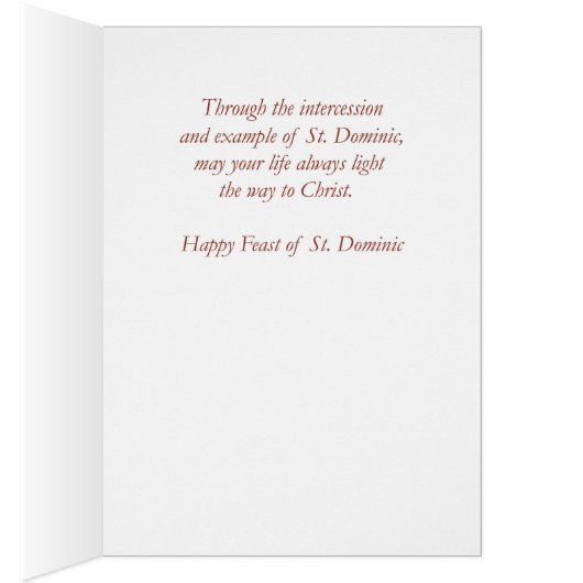 Feast of St. Dominic Blessings (Inside (Right))