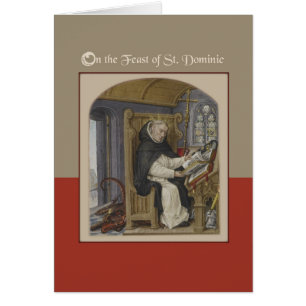 Feast of St. Dominic Blessings Cards