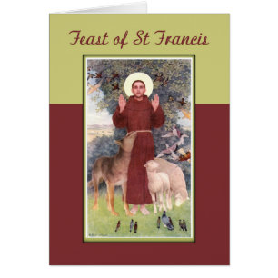 Feast of St. Francis, Animals and Stigmata Cards