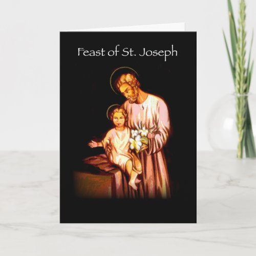 Feast of St Joseph Black Card