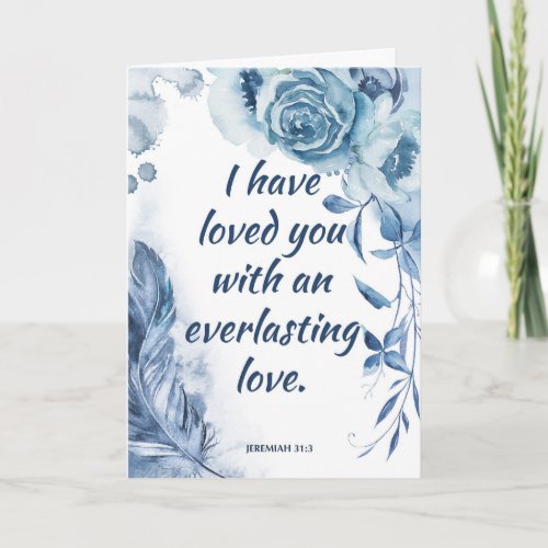Feast of St Valentine Blessings Scripture Quote Card