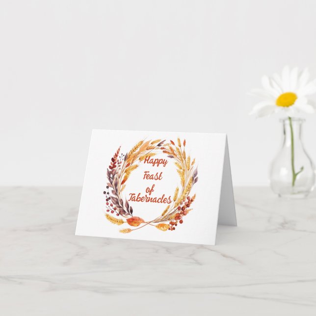 Feast of Tabernacles Card (Small Plant)