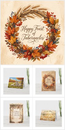 Feast of Tabernacles Greeting Cards (Christian)