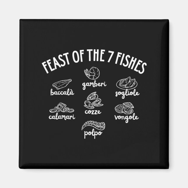 Feast Of The 7 Fishes  Magnet (Front)