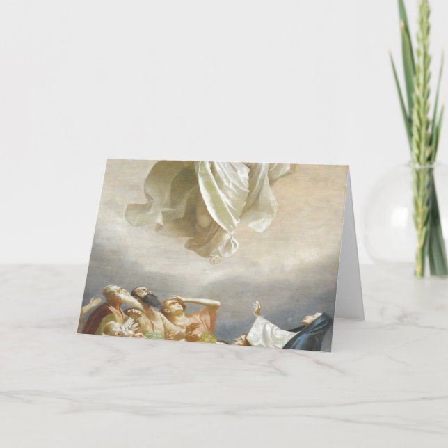 Feast Of The Ascension By Christi Himmelfahrt Card (Front)