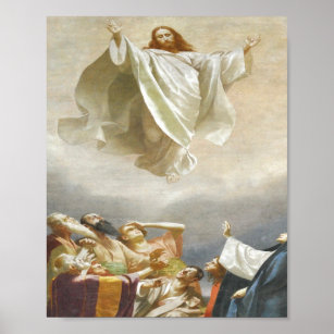 Feast Of The Ascension By Christi Himmelfahrt Poster