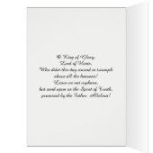 Feast of the Ascension of Jesus into Heaven Cards (Inside (Left))