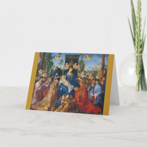 Feast of the Rosary 1506 Albrecht Durer Card