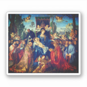 Feast of the Rosary - Albrecht Dürer, 1506 Sticker