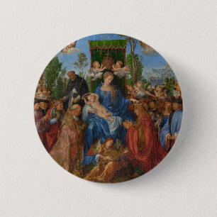 Feast of the Rose Garlands, 1506 (oil on wood) Button